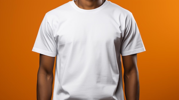 weißes T-Shirt HD 8K-Hintergrundbild Stockfotografisches Bild