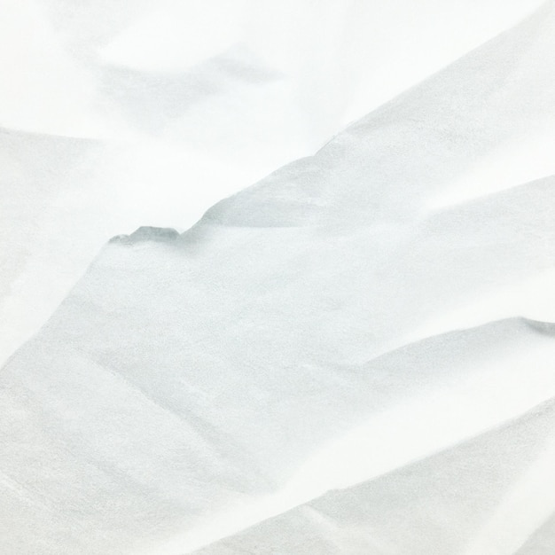 Weißes zerknittertes Papier, weiße Papierstruktur