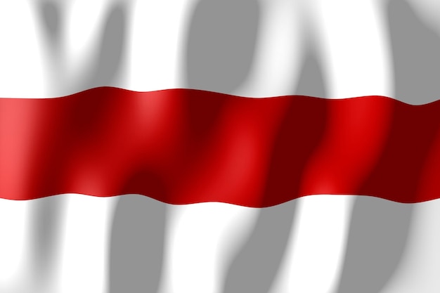 Weißrussland gewellte Landesflagge