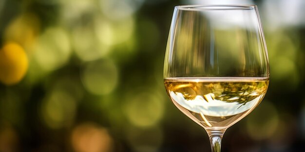 Weißweinglas mit Vineyard Vista