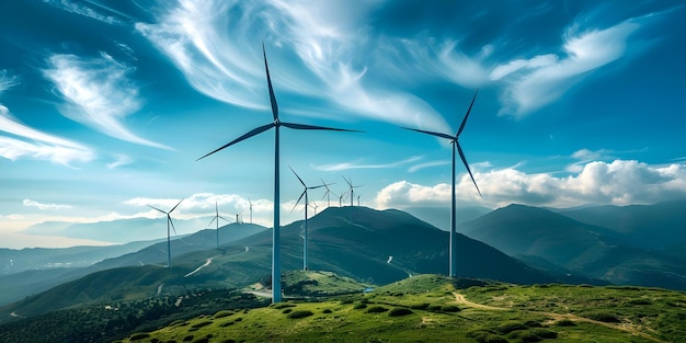 Weiterentwicklung des nachhaltigen Ingenieurwesens mit Wind-, Sonnen- und Wasserkraft zur Bekämpfung des Klimawandels Konzept Erneuerbare Energiequellen Nachhaltiges Ingenieurwesen Klimaschutz