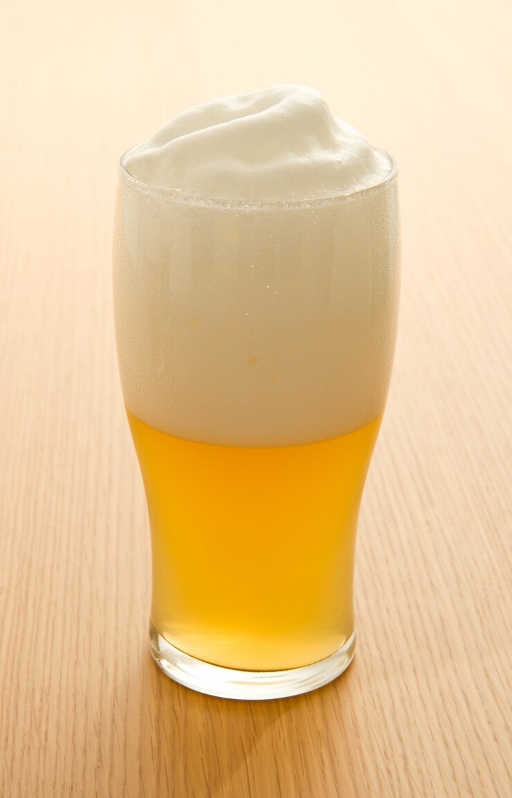 Weizenbier in einem Glas