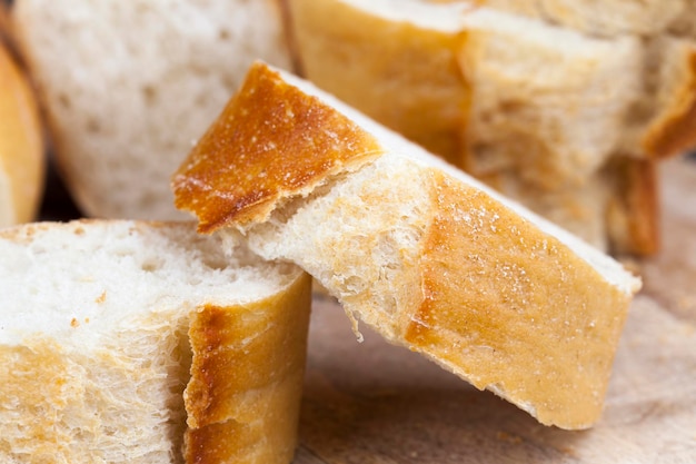 Weizenbrot Baguette, Getreideprodukte, Brot zum Kochen und Ernährung