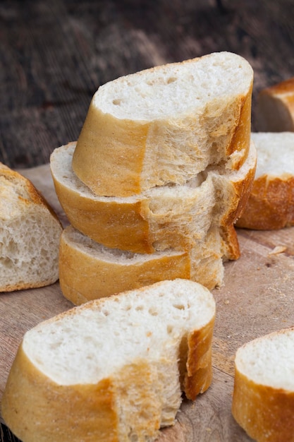 Weizenbrot Baguette, Getreideprodukte, Brot zum Kochen und Ernährung