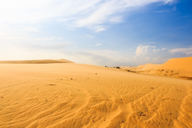 Welle auf Wüste Mui Ne Sanddüne, Süd-Vietnam