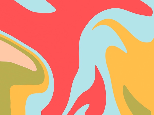 Wellenförmiger abstrakter Hintergrund mit Pastellfarben