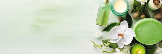 Wellness-Szene in einem entspannenden Day Spa
