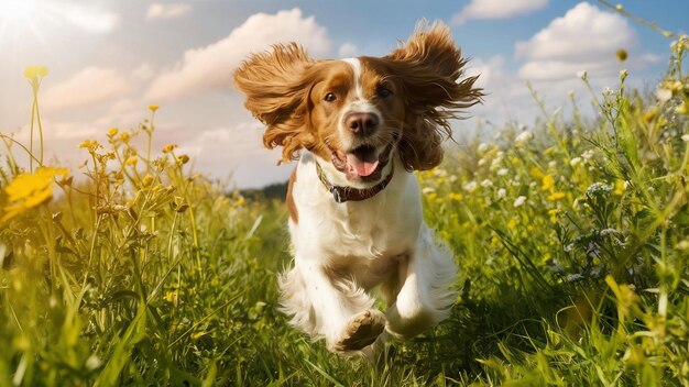 Foto welsh springer spaniel hace