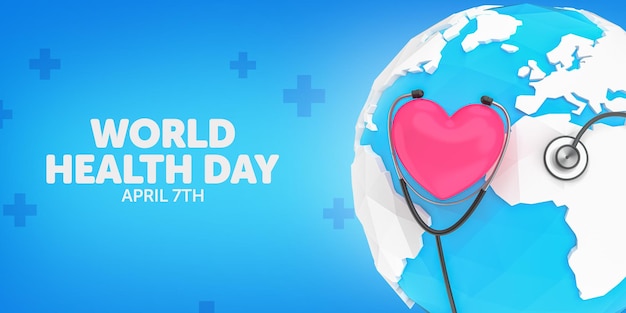 WELTGESUNDHEITSTAG PLANET ERDE 3D STETHOSKOP