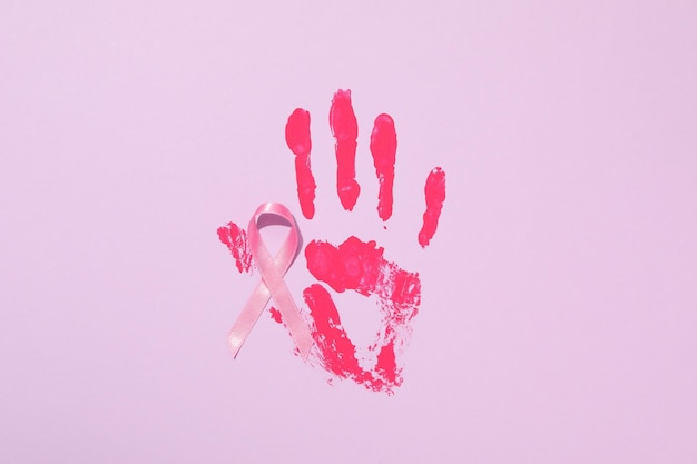 Weltkrebstag-Konzept für weiblichen Krebs
