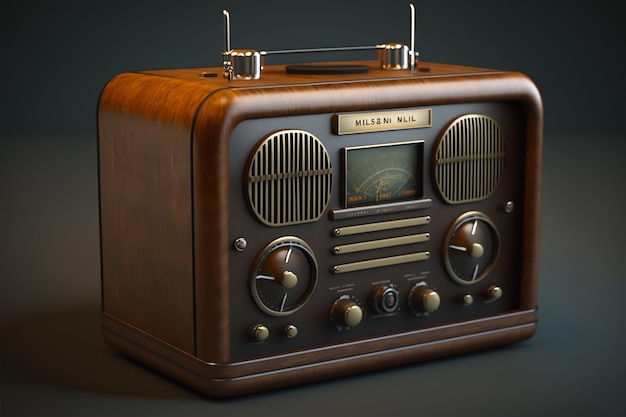 Weltradiotag, modernes Vintage-Radio