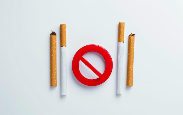 Welttag ohne Tabak: Quitline-Symbol auf weißem Hintergrund