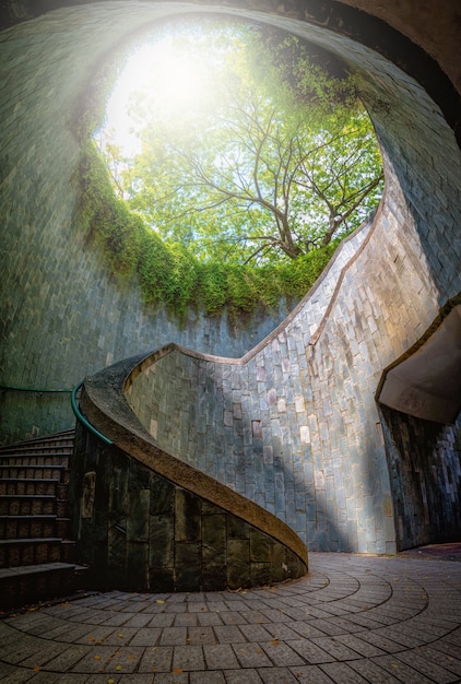 Wendeltreppe bei Fort Canning Park, Singapur