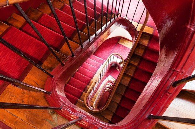 Wendeltreppe im alten Haus