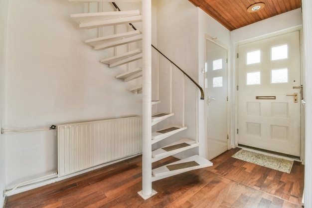 Wendeltreppe im modernen Haus