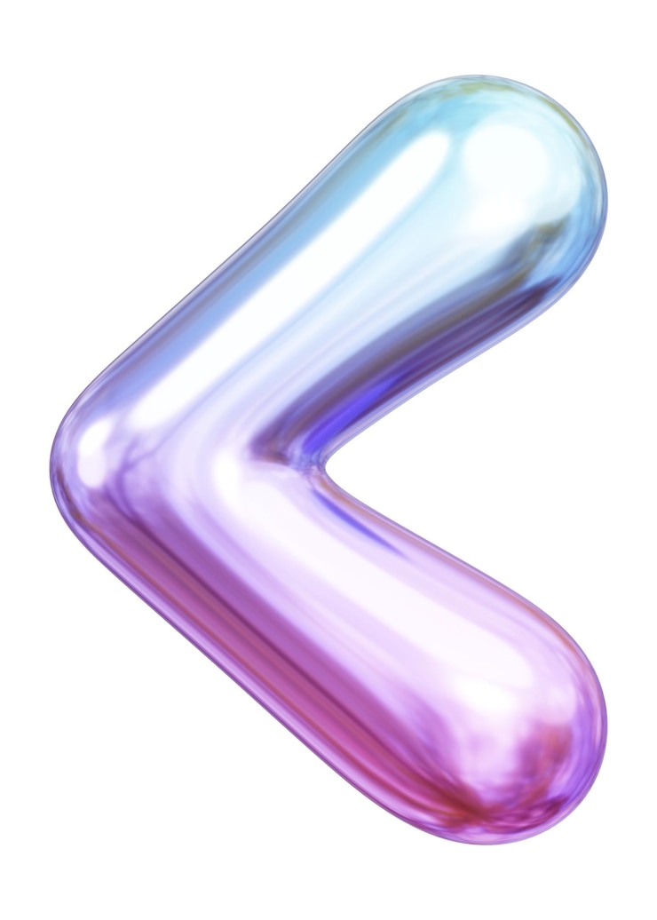 Foto weniger als png 3d-gradientsymbol durchsichtiger hintergrund