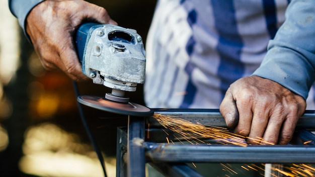 Werkstatt des Schweißer-Mechanikers