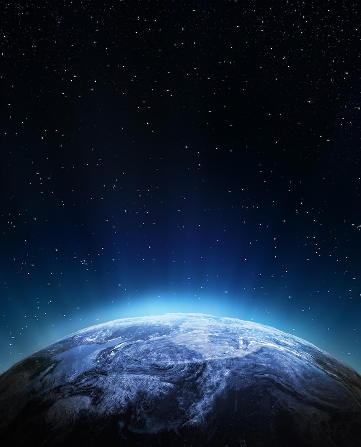 Foto wetter aus dem weltraum elemente dieses bildes, bereitgestellt von der nasa 3d-rendering