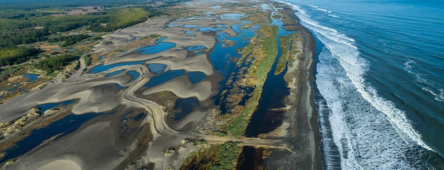 Whetland nea Ocean in der siebten Region Maule in Chile