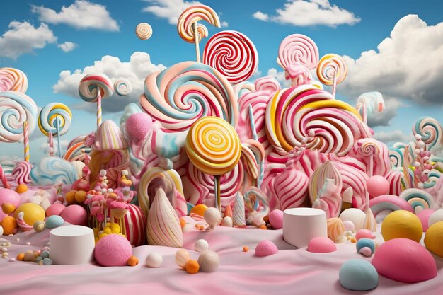 Whirlwind Candyland Sensation Spectacle Candy pho (em inglês)