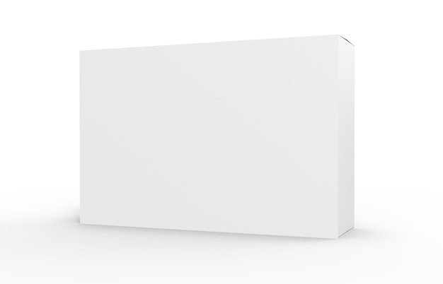 Foto white blank produktverpackung box