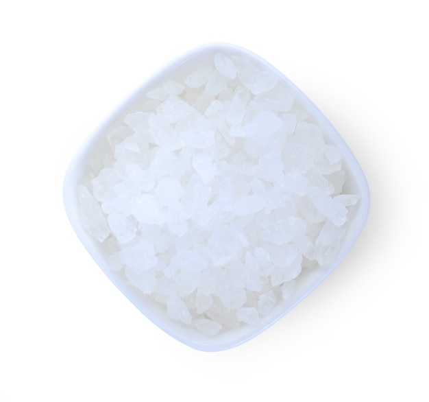 White Rock Sugar aislado sobre superficie blanca.