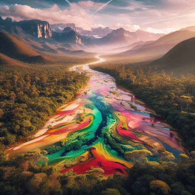 Foto wie salz das algenwachstum in einem sibirischen soda-see beeinflusst