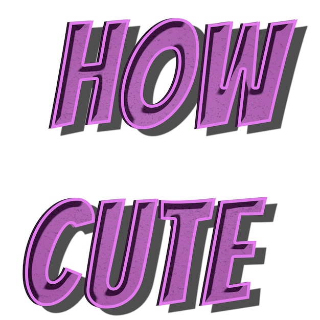 Wie süß die Png-Cartoon-Schriftart ist.