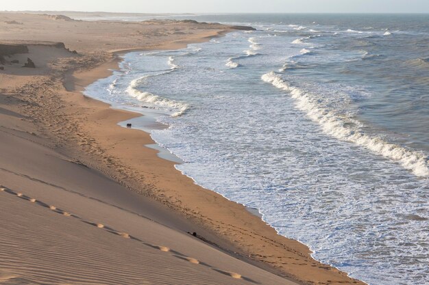 Wilder Strand und atemberaubende Küste in La Guajira Kolumbien