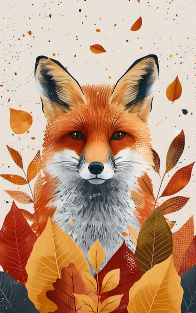Wildlife Collage Art Retratos únicos de animais e animais de estimação em Creative Pop Art Style Design Collection