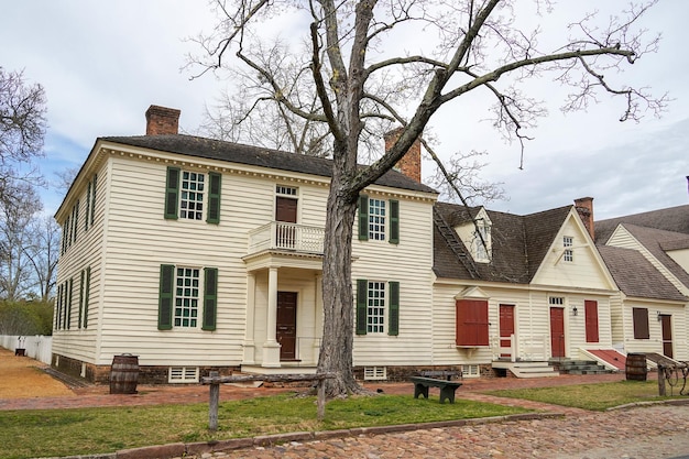 Williamsburh Virginia historische Häuser