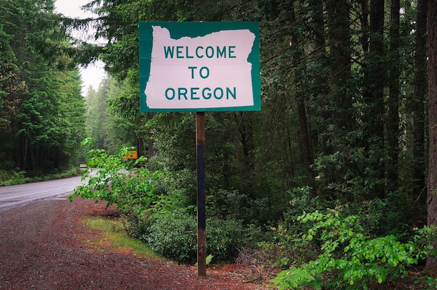 Willkommen bei Oregon State Sign