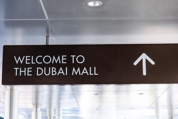 Willkommen im Einkaufszentrum von Dubai