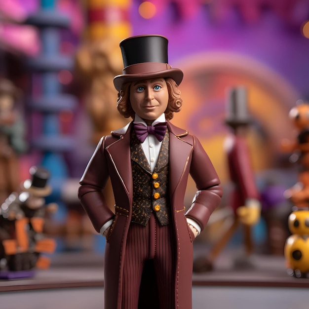 Willy Wonka Puppe