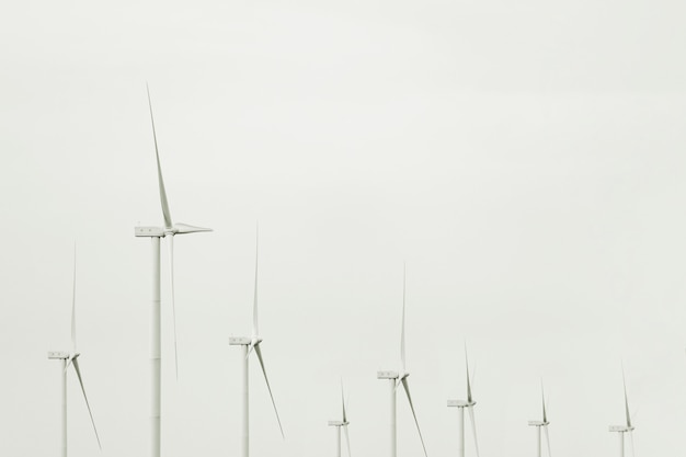 Windkraftanlage Stromerzeuger für die Produktion von erneuerbarer grüner Energie