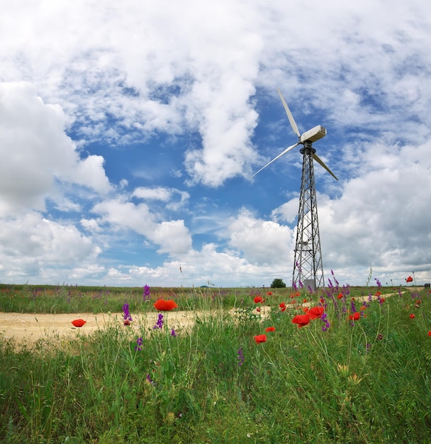 Foto windkraftanlage