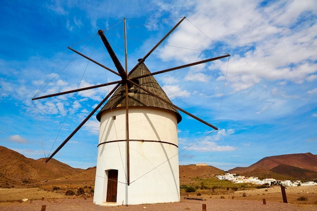 Windmühle Spanien Almeria Molino Pozo de Los Frailes