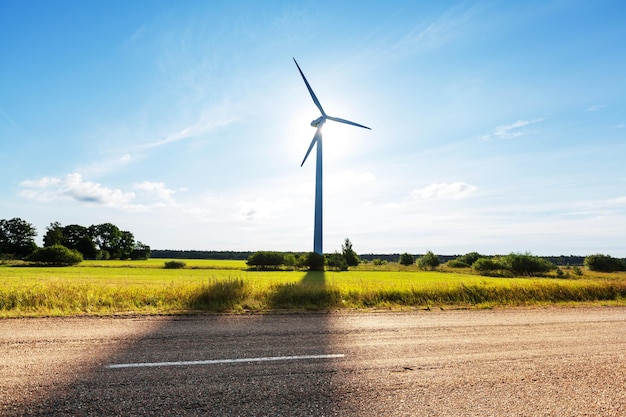 Windmühlen auf dem Feld