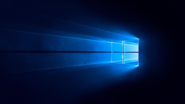 Windows 10 azul escuro