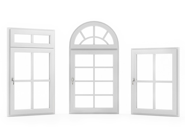 Windows sobre fondo blanco
