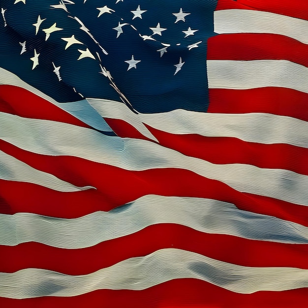 winken amerikanische Flagge Hintergrund