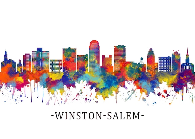 Winston-Salem North Carolina-Skyline