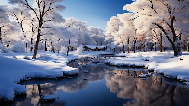 Winter-HD-Hintergrundbild