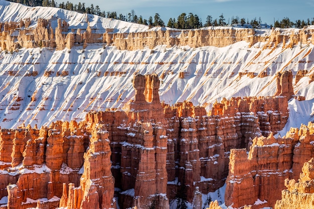 Winter im Bryce Canyon Nationalpark, Utah, USA