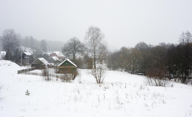 Winter ländliche Landschaft