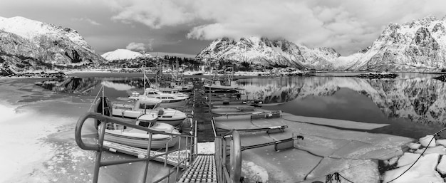 Winter-Norwegen-See