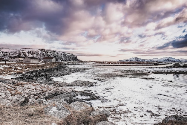 Winter-Norwegen-See