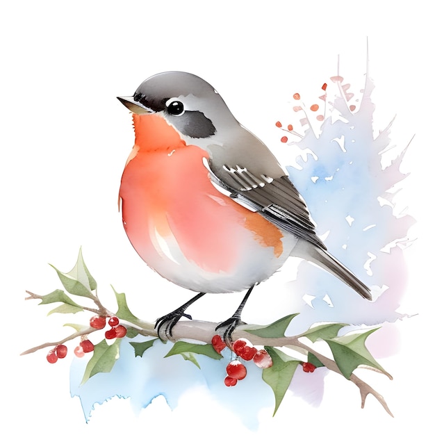 Winter-Rotkehlchen-Clipart