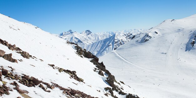 Winter schneebedeckte Berge