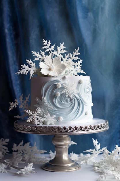 Winter Wonderland Delight Artful Cake Design para la temporada